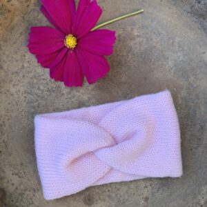 Stirnband mit Twist rosa