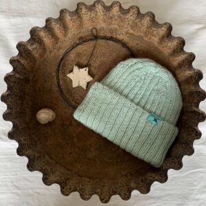 Beanie gestrickt mint